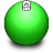 Green Silver Bauble Icon
